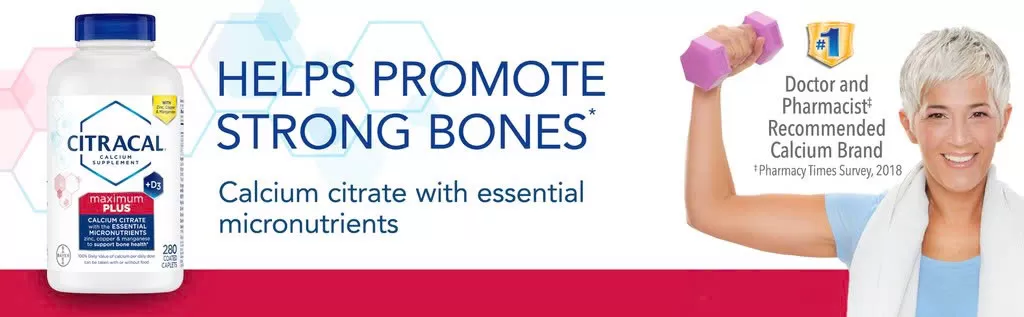 Hộp Viên Uống Bổ Sung Canxi Citracal Maximum Calcium Citrated D3 280 viên.