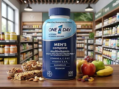 Vitamin tổng hợp One A Day cho nam giới giúp cải thiện sức khỏe và tăng cường hệ miễn dịch
