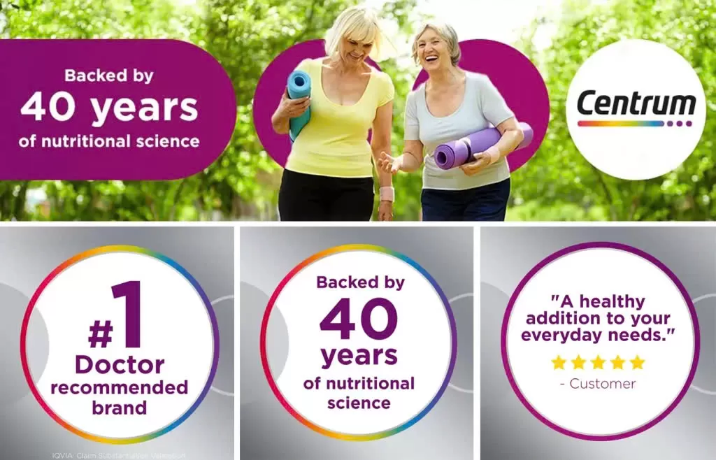 Viên uống Vitamin tổng hợp Centrum Silver Women 50+ | 275 viên