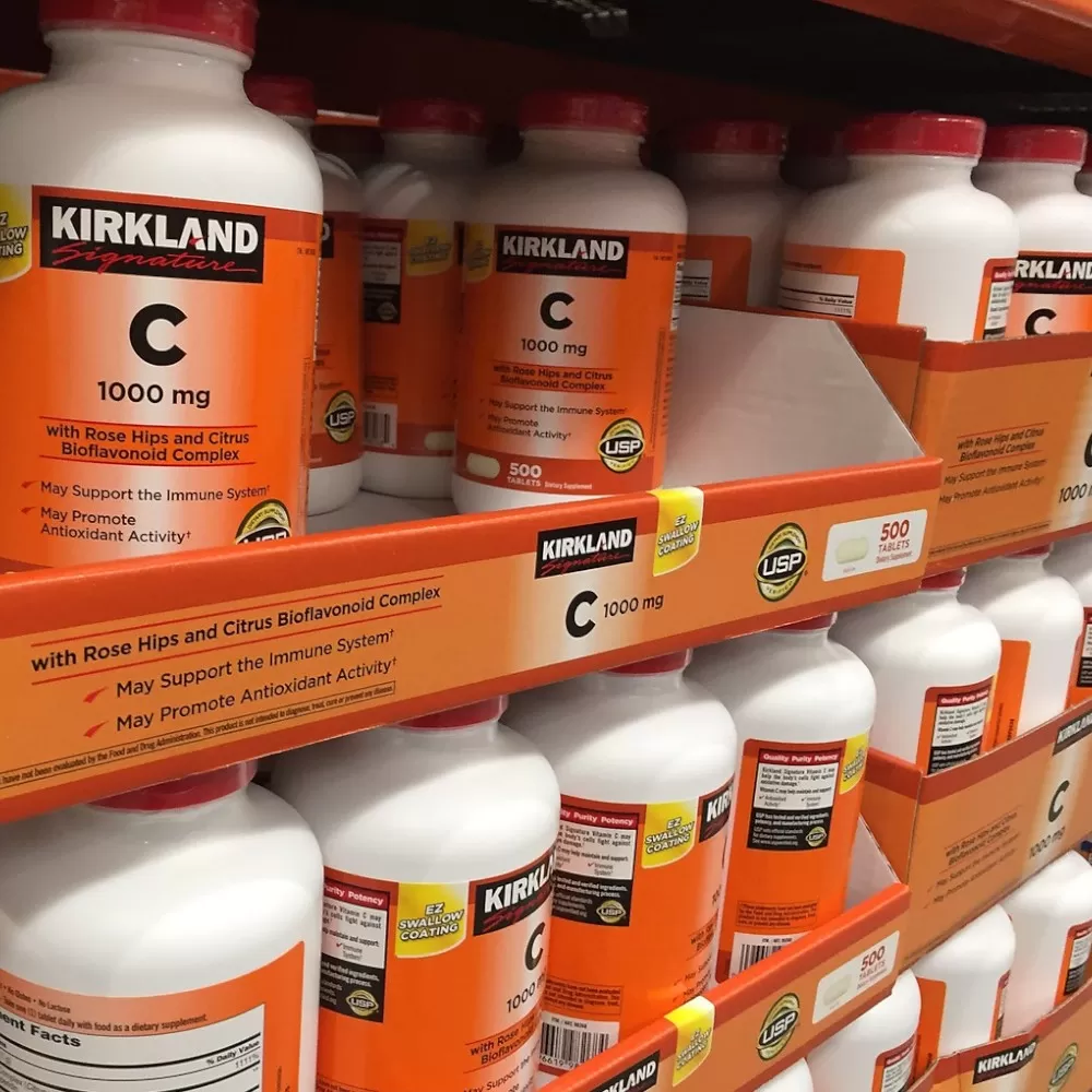 Viên Uống Bổ Sung Vitamin C 1000mg Kirkland | 500 viên