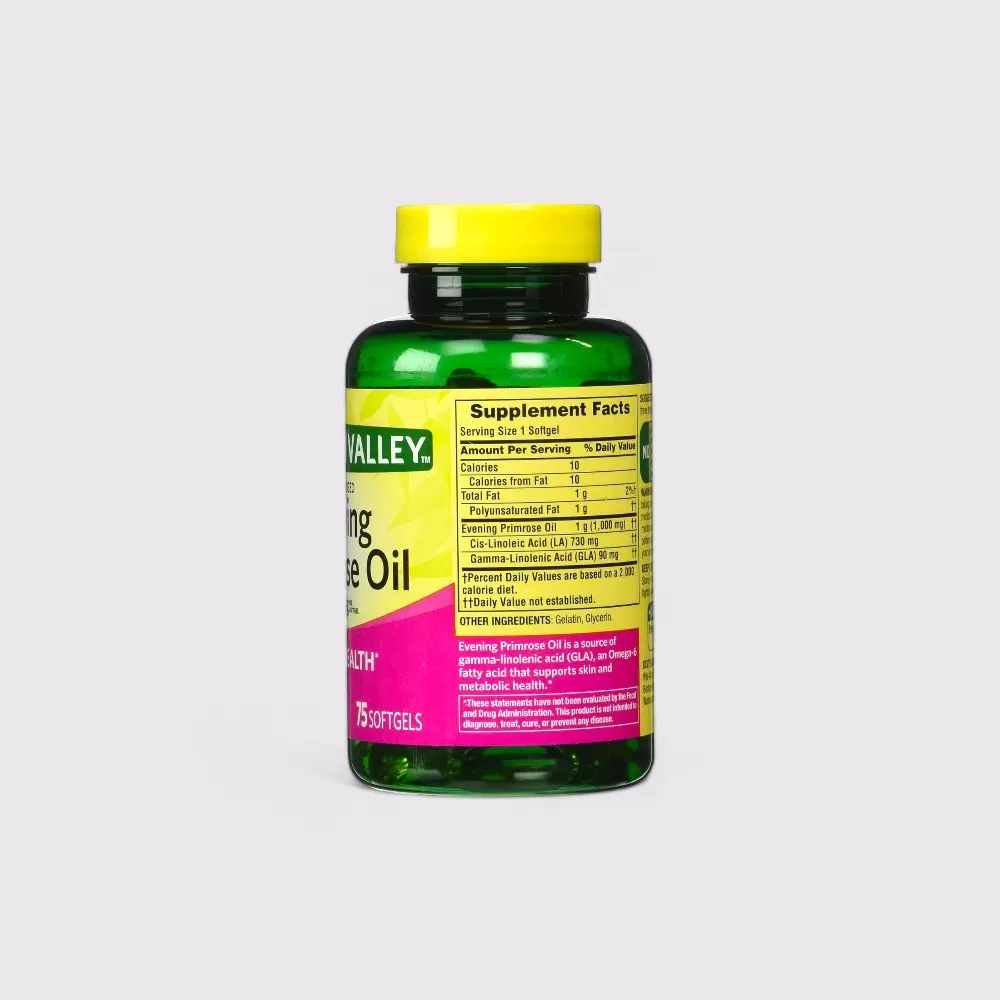 Tinh dầu hoa anh thảo Spring Valley Evening 1000mg | 75 viên
