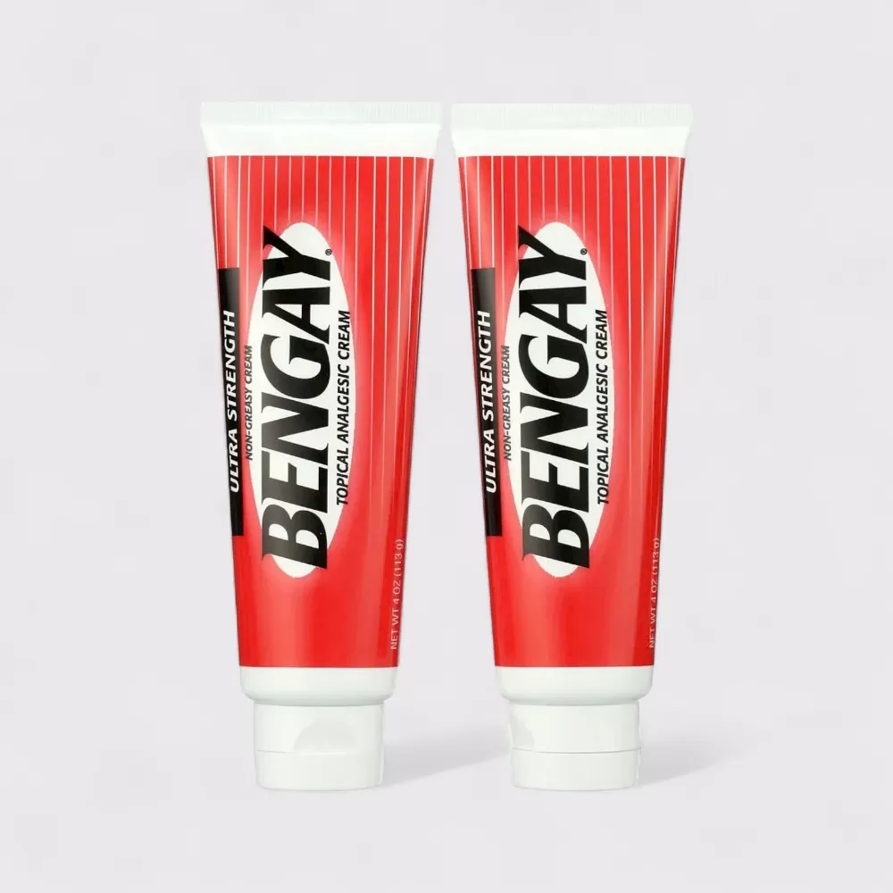 Kem Xoa Bóp Giảm Đau Ultra Strength Bengay Pain Relieving Cream 8Oz - Set 2
