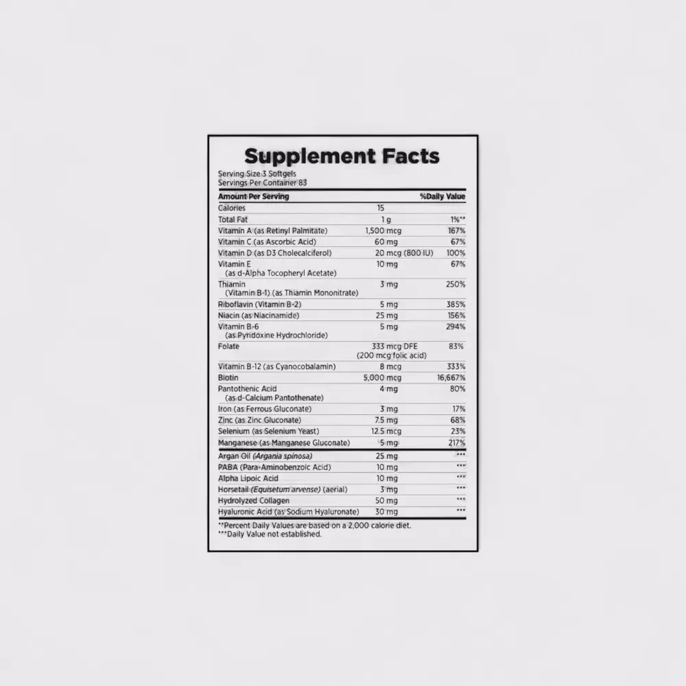 Viên uống Nature’s Bounty Hair Skin And Nails – 250 viên