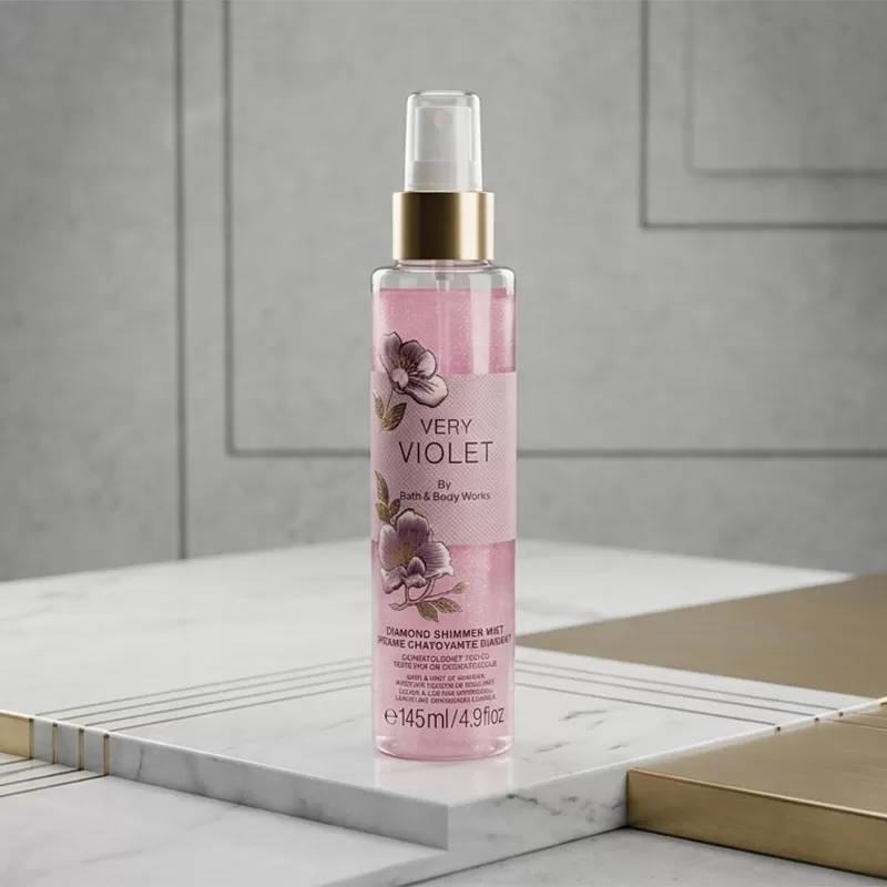 Xịt Thơm Toàn Thân Hạt Nhũ Very Violet - Bath & Body Works - 145ml