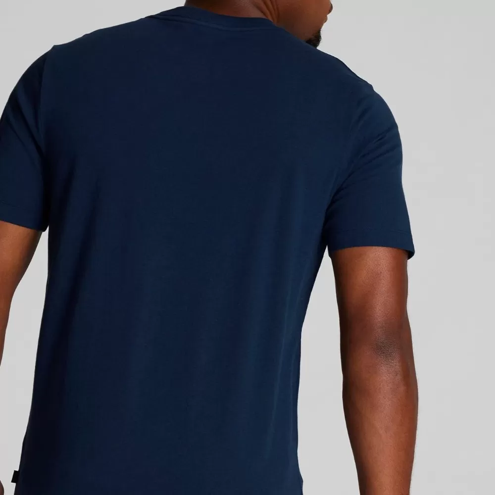 Áo Thun Puma Essentials Big Cat Men's Tee - Xanh Navy / Size S