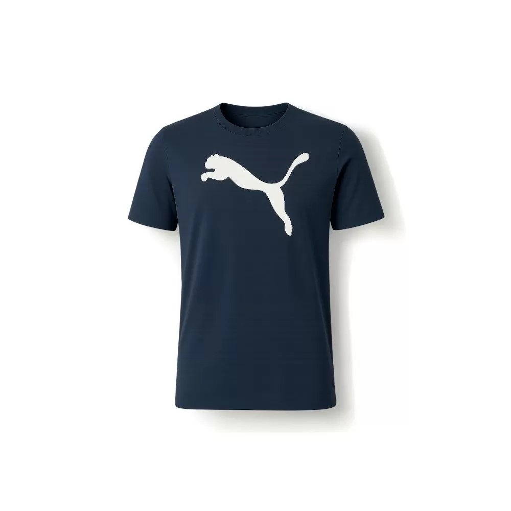 Áo Thun Puma Essentials Big Cat Men's Tee - Xanh Navy / Size S