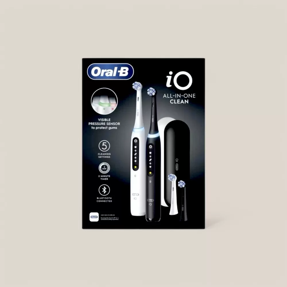 Bàn Chải Điện Oral-B iO All-in-One Clean 5 Modes #2 Pack