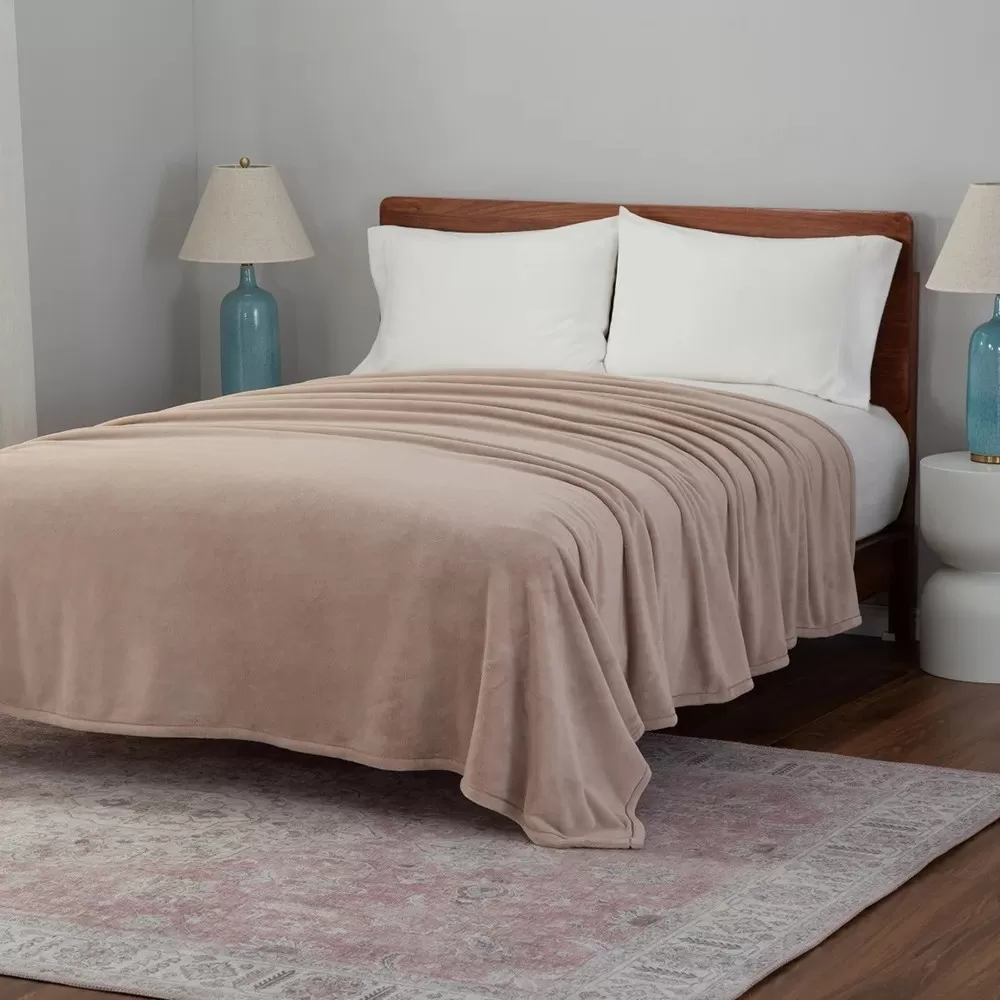 Chăn Berkshire Luxeloft Blanket - King Size, Beige