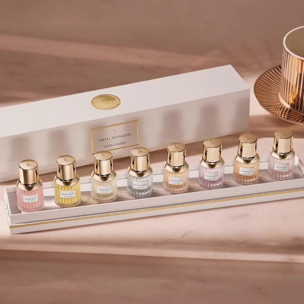 Giftset Estée Lauder’s Small Wonders Fragrance 8-Piece (Hộp có 1 chút vết bẩn do quá trình vận chuyển, ko đáng kể)