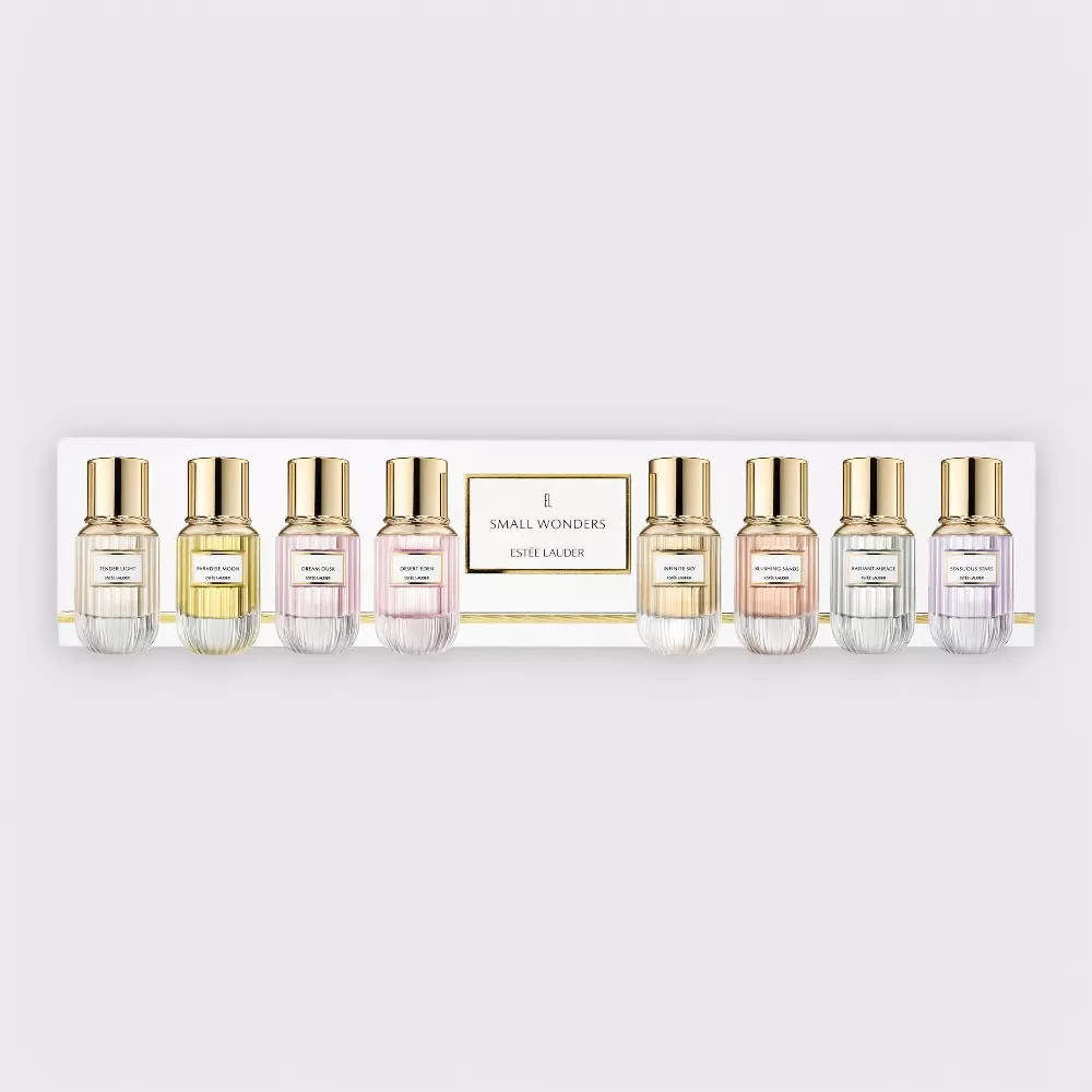 Giftset Estée Lauder’s Small Wonders Fragrance 8-Piece (Hộp có 1 chút vết bẩn do quá trình vận chuyển, ko đáng kể)