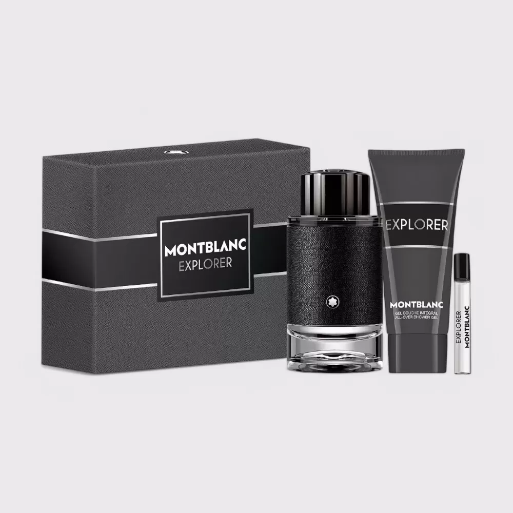 Giftset MontBlanc Explorer (EDP 100ml + 7.5ml & Shower Gel 100ml)
