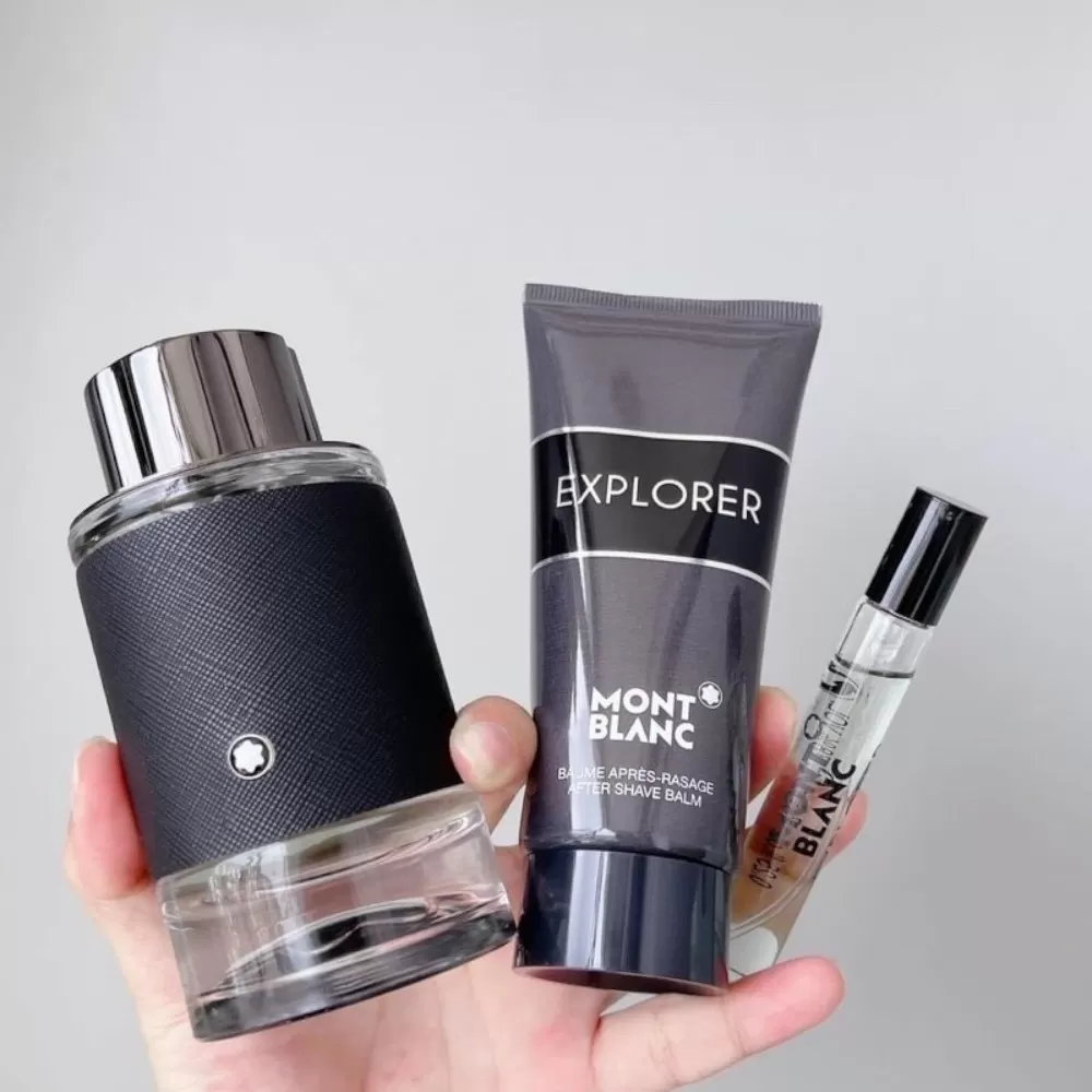Giftset MontBlanc Explorer (EDP 100ml + 7.5ml & Shower Gel 100ml)