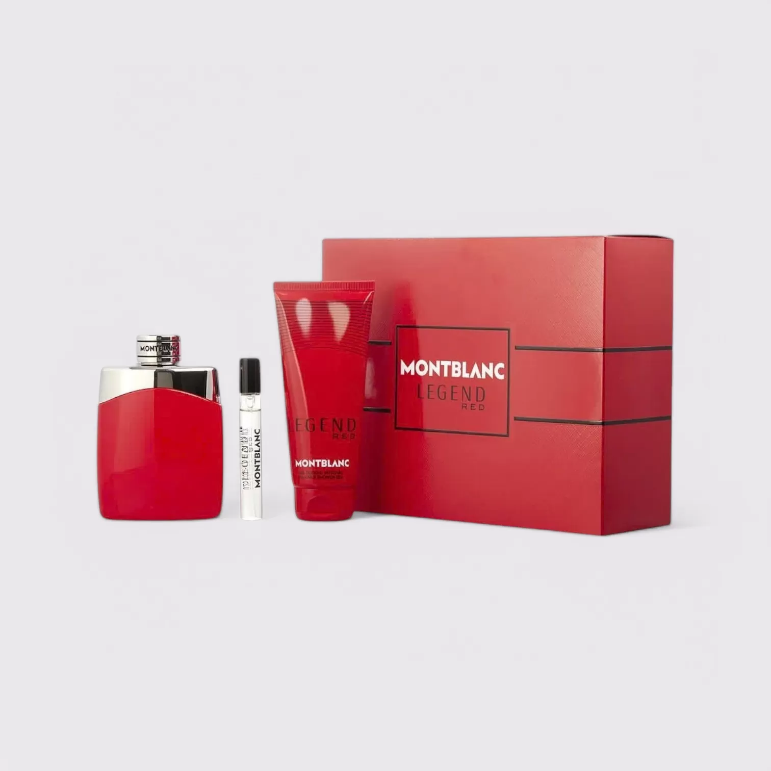 Giftset Montblanc Legend Red (EDP 100ml + 7.5ml & Shower Gel 100ml)