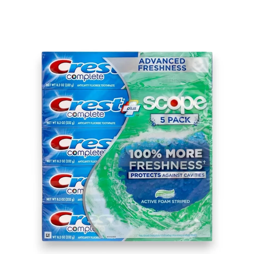 Kem đánh răng Crest Complete Extra Whitening Scope