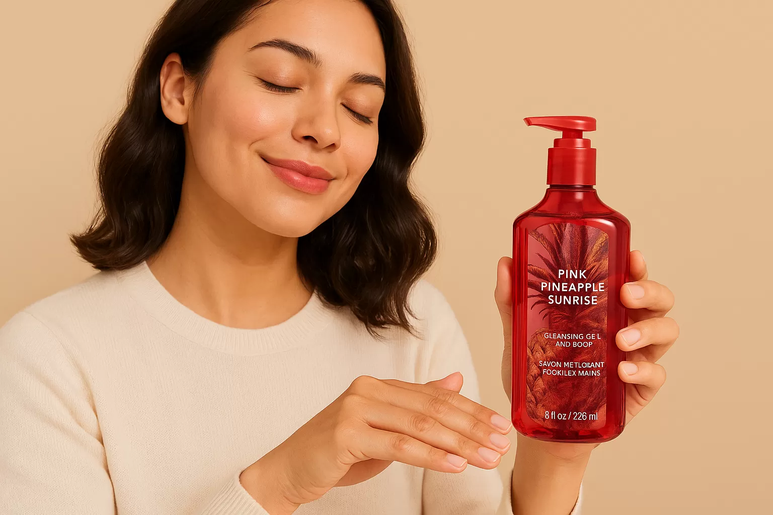 Nước rửa tay khô Bath & Body Works - Pink Pineapple Sunrise