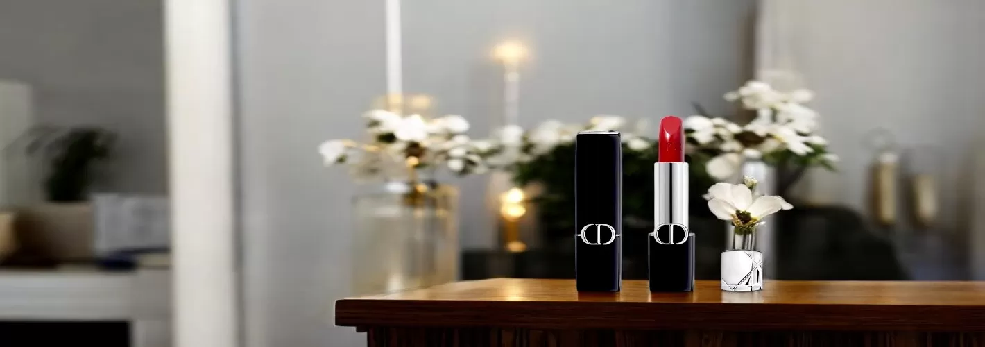 Set Son Dior Rouge & Dior Pocket Mirror Silver