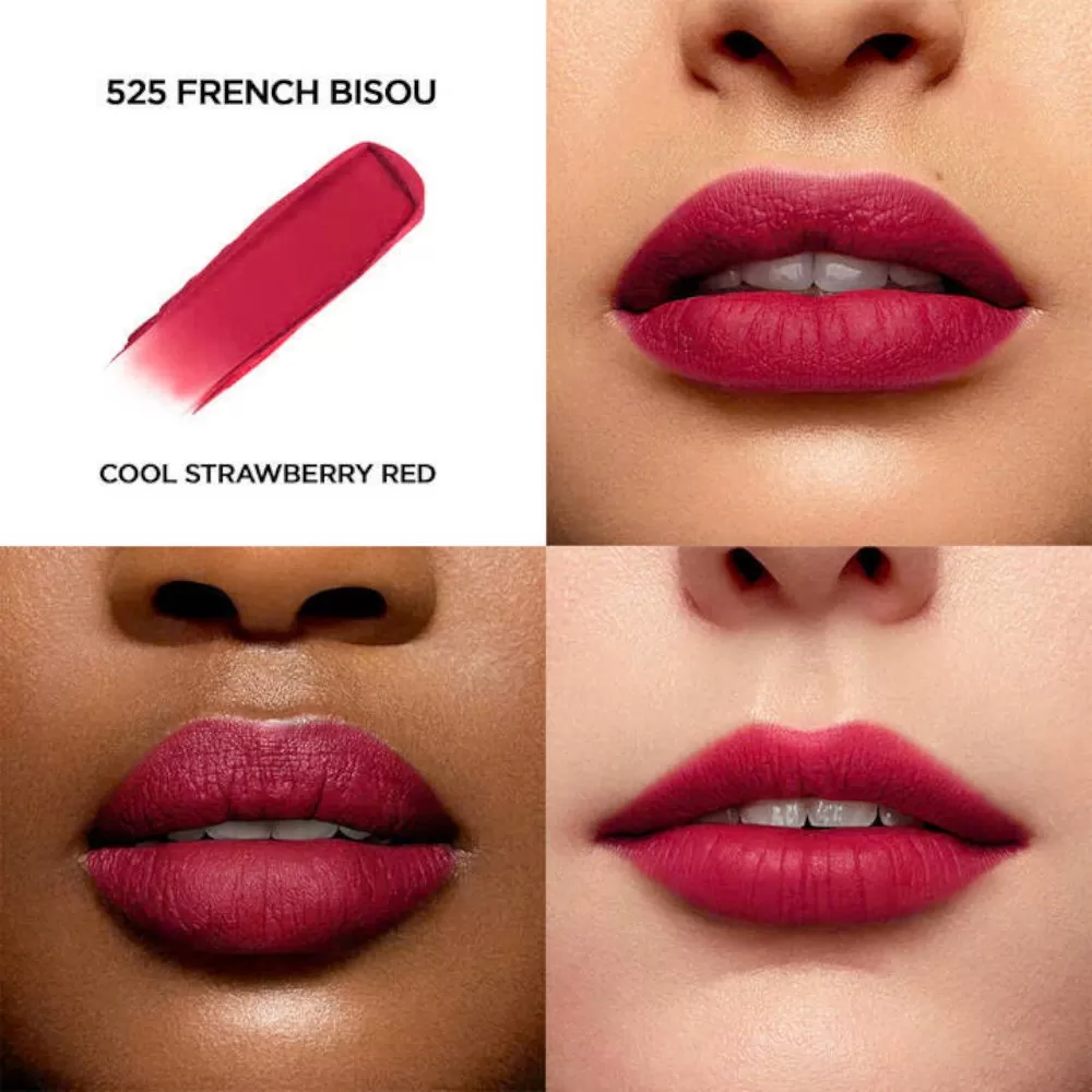 Son môi Lancome L'Absolu Rouge Intimatte 525 French Bisou