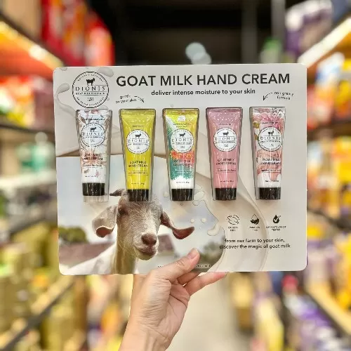 Set dưỡng da tay Dionis Goat Milk Hand Cream 5 x 28g