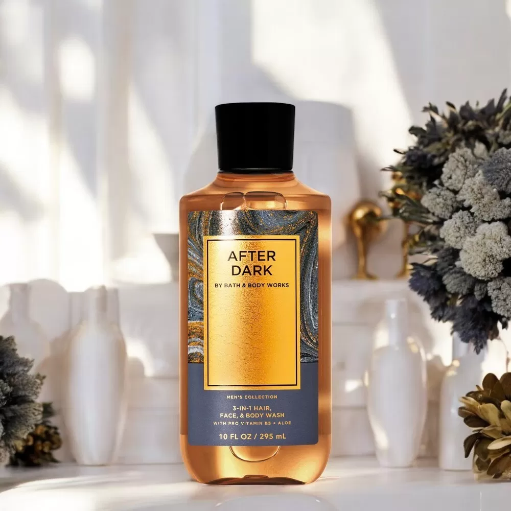Dầu gội đầu - Sữa tắm 3 in 1 Bath and Body Work - After Dark