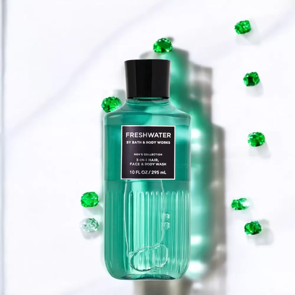 Dầu gội đầu - Sữa tắm 3 in 1 Bath and Body Work - Freshwater