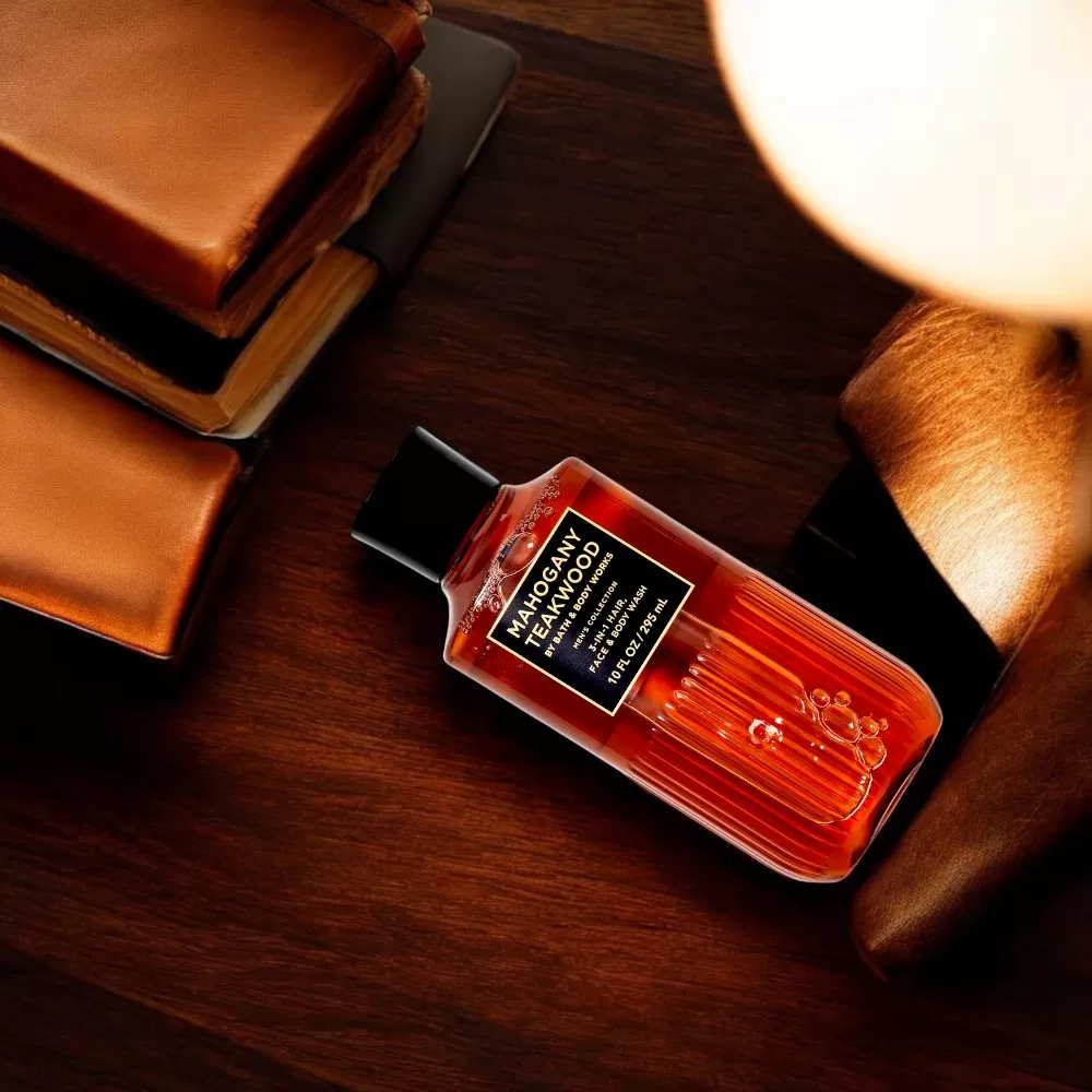 Dầu gội đầu - Sữa tắm 3 in 1 Bath and Body Work - Mahogany Teakwood