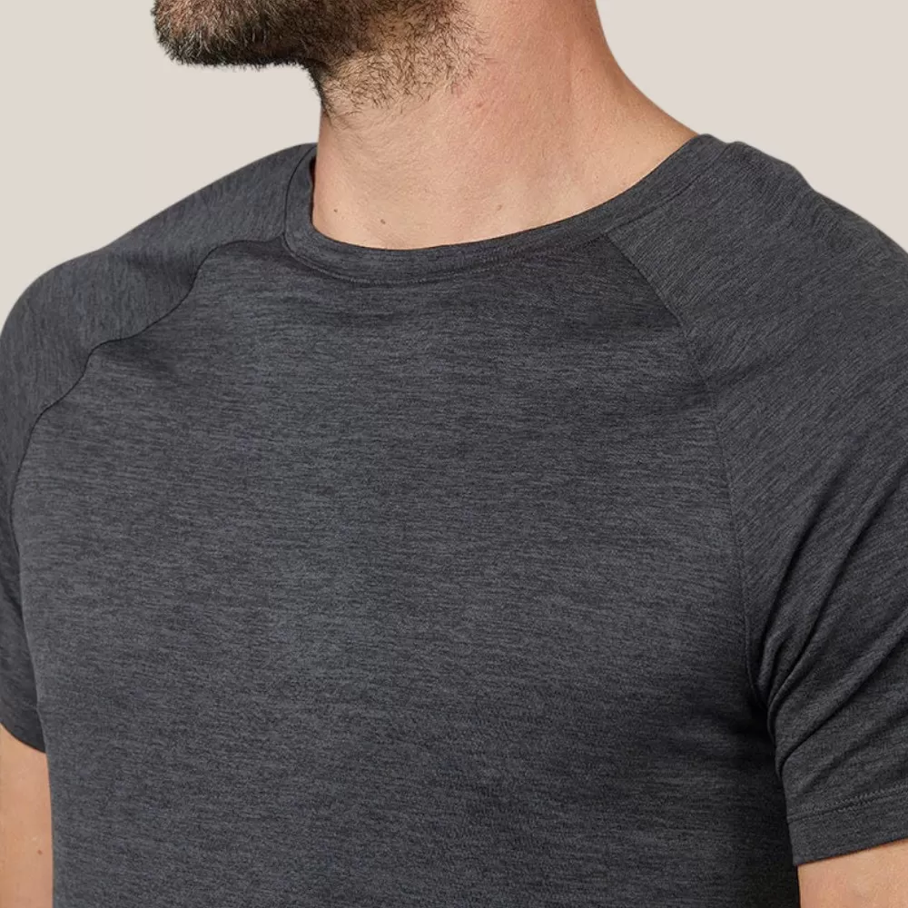 Áo Thun Nam Men's Cool Active T-Shirt | Xám Đen | Size M