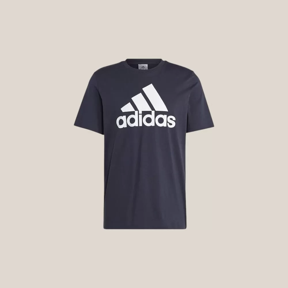 Áo Thun Nam Adidas Essentials Big Logo T-Shirt | Xanh Navy | Size M