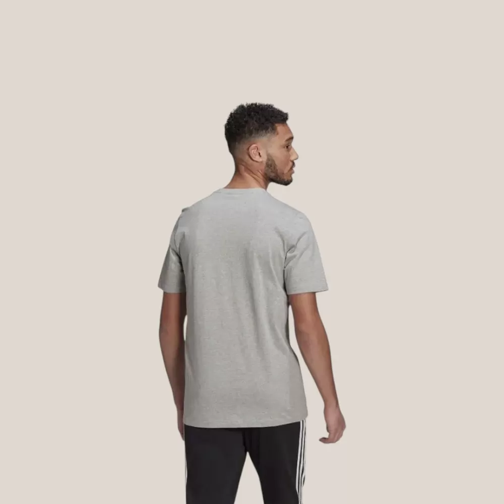 Áo Thun Nam Adidas Essentials Embroidered Small Logo Tee - Trắng - Size M