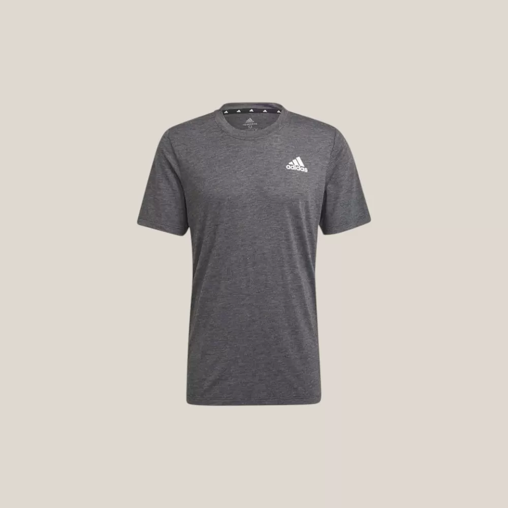 Áo Thun Nam Adidas Essentials Embroidered Small Logo Tee - Xám - Size M