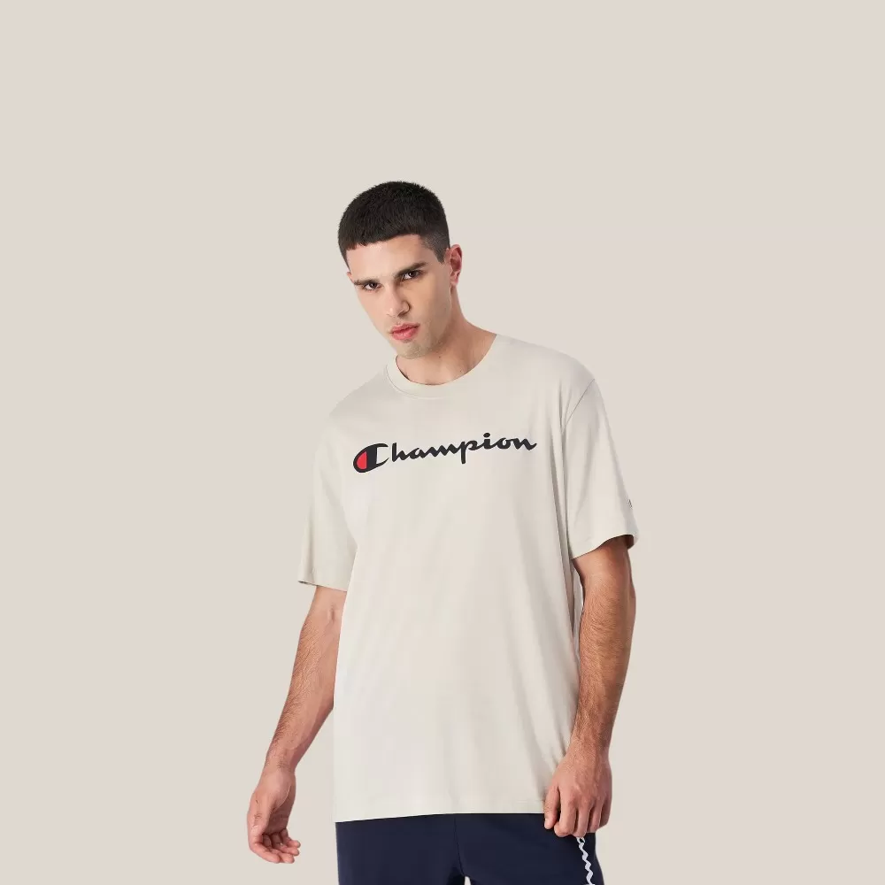 Áo Thun Nam Champion Big Logo Cotton Jersey T-Shirt | Be | Size M