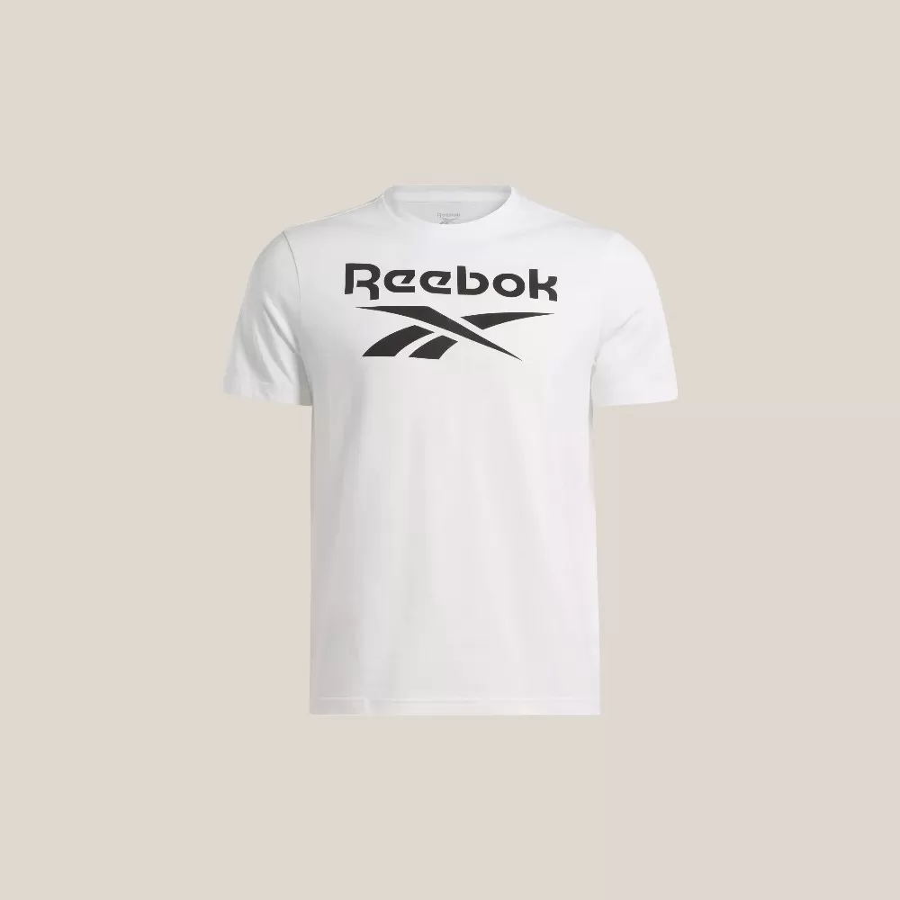 Áo Thun Nam Reebok Identity Big Stacked Logo #Trắng #Size S