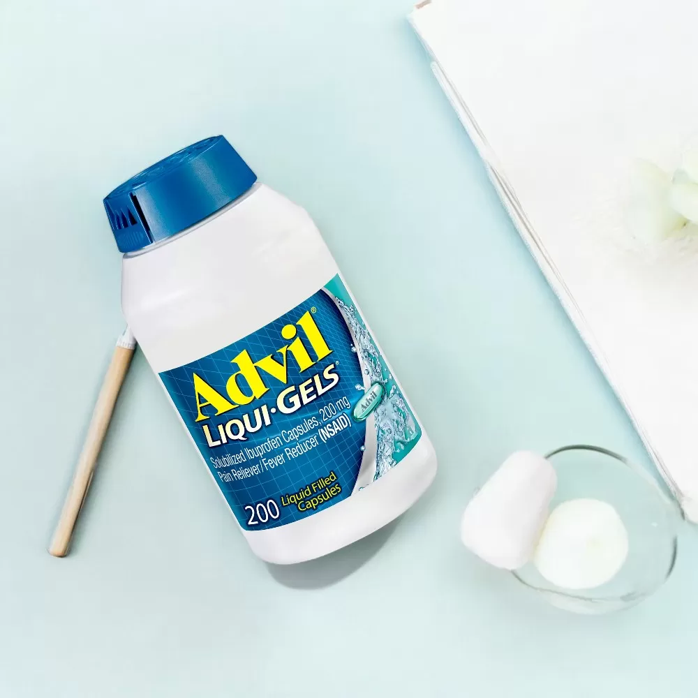 Thuốc Giảm Đau, Hạ Sốt Advil Liqui Gels 200mg - 40 Viên (03/2026)