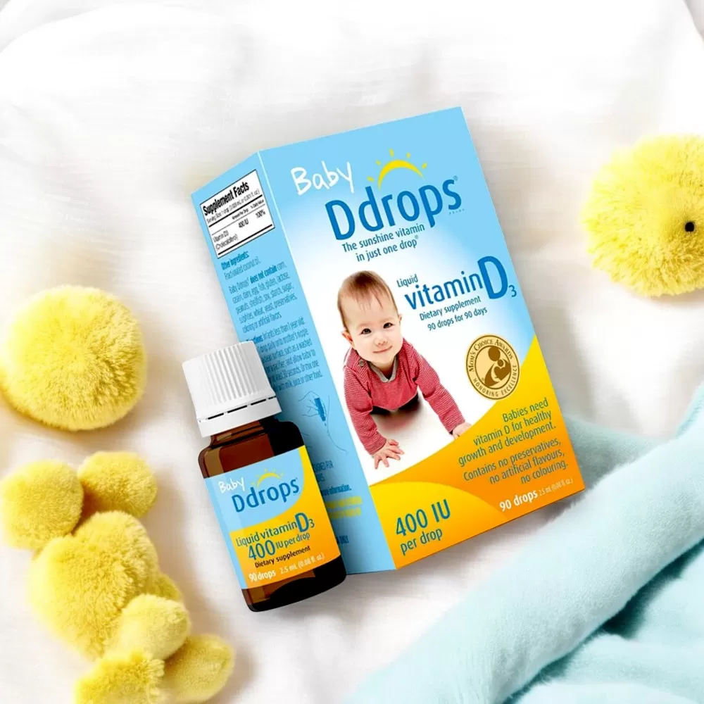 Baby Ddrops bổ sung Vitamin D3 cho trẻ sơ sinh