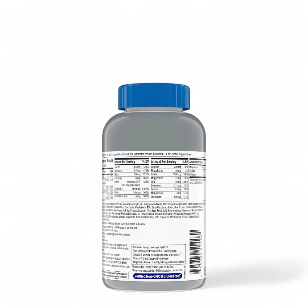 Vitamin tổng hợp cho nam giới Centrum Silver Men 50+ (275 viên)