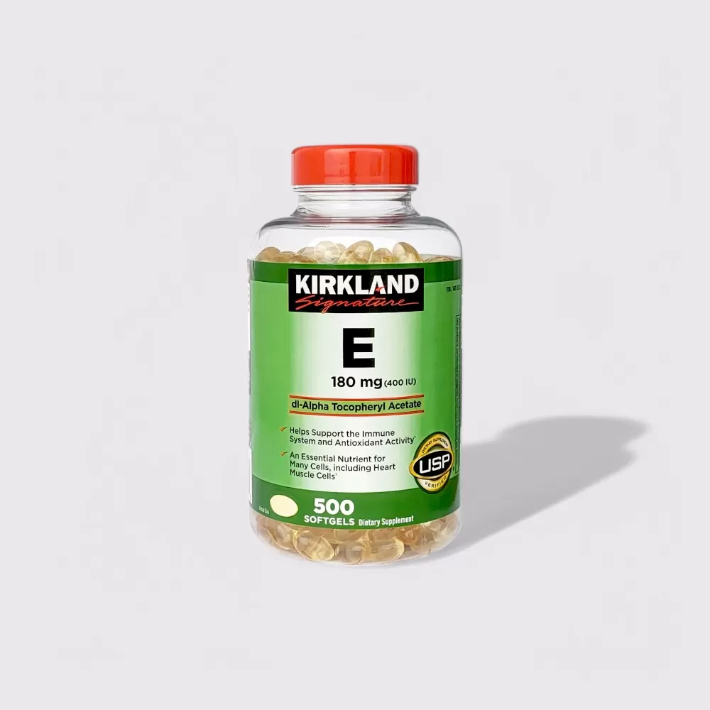 Viên uống Vitamin E 400 IU Kirkland, 500 viên