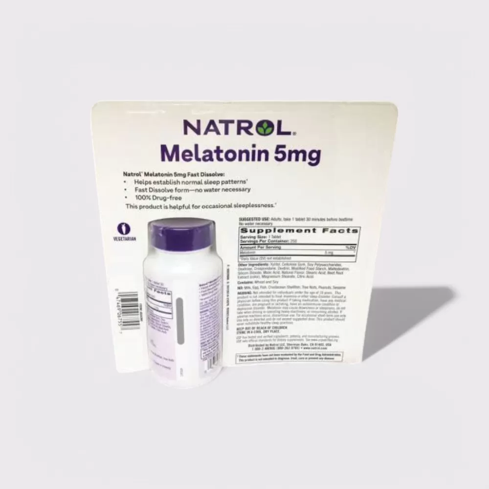 Viên Uống Hỗ Trợ Ngủ Ngon Natrol Melatonin Sleep 5mg - 250 viên