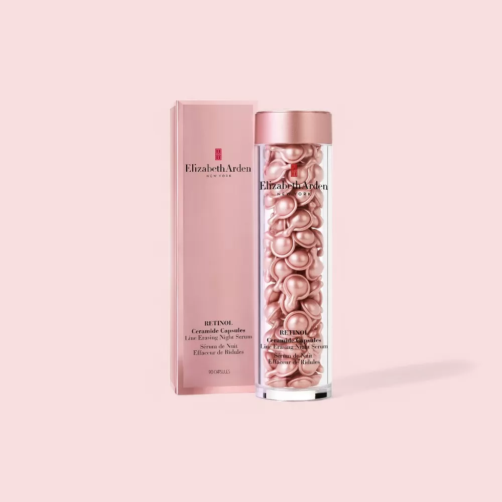 Tinh chất chống lão hóa Elizabeth Arden Retinol Ceramide Capsules Line Erasing Night Serum - 90 viên