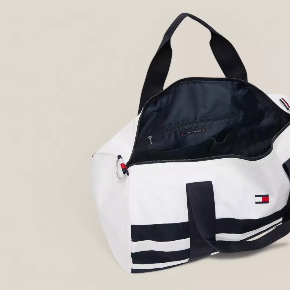 Tommy Hilfiger Duffle Bag - White Tone
