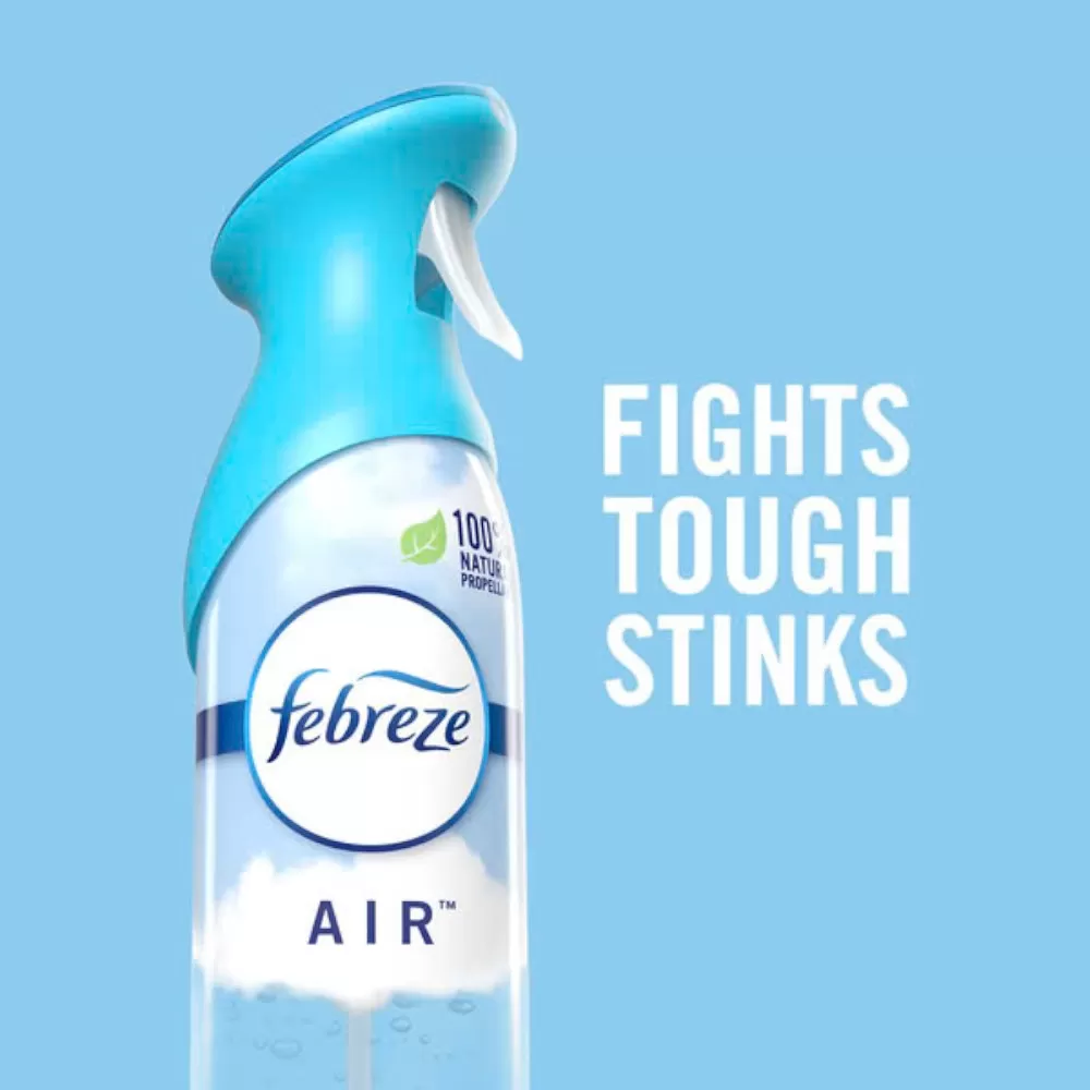 Xịt Phòng Febreze Air Mist Heavy Duty Crisp Clean - 250g