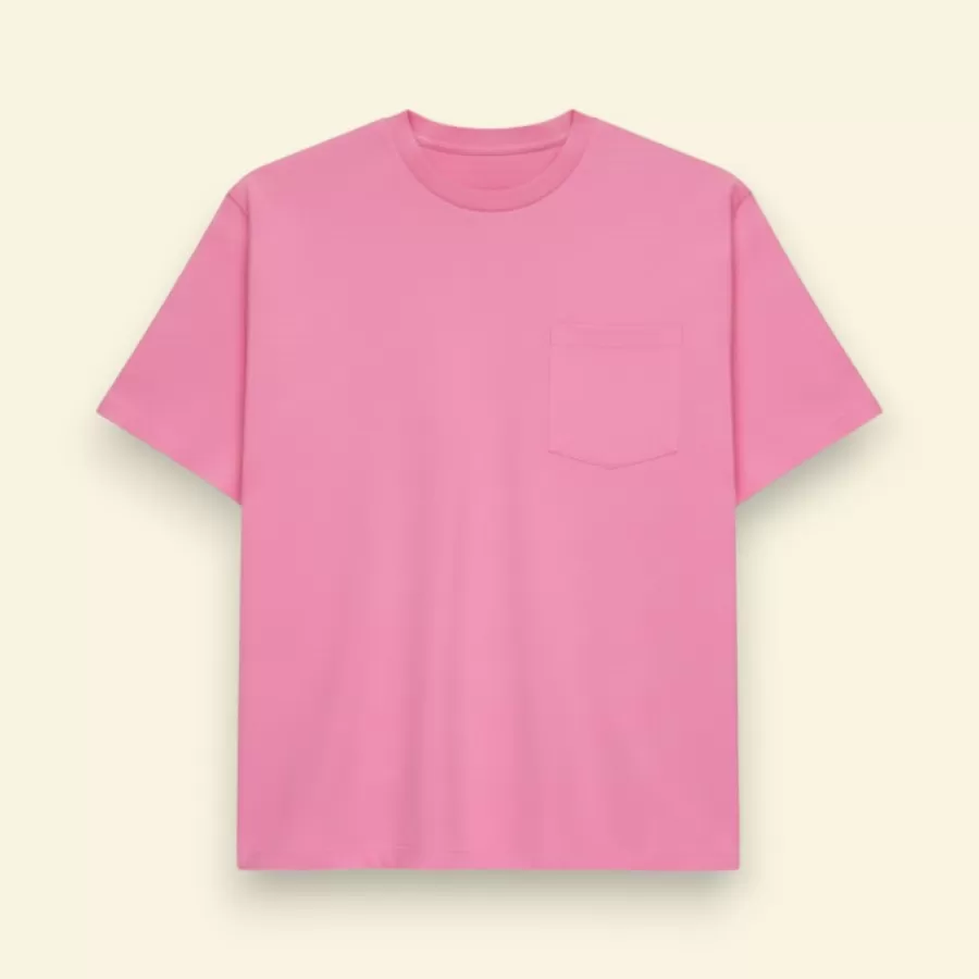 Gap Relaxed Original Pocket T-Shirt #M #Hồng