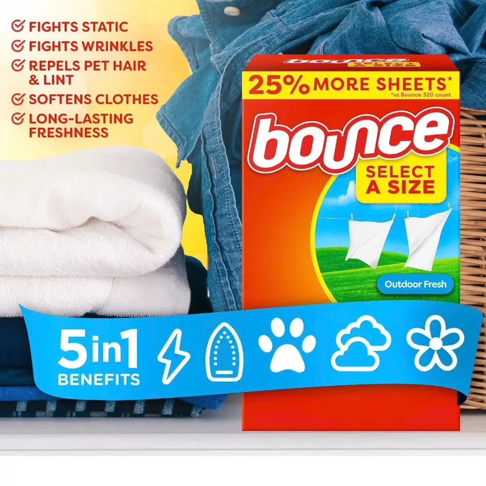 Giấy Thơm Quần Áo Bounce Select-A-Size