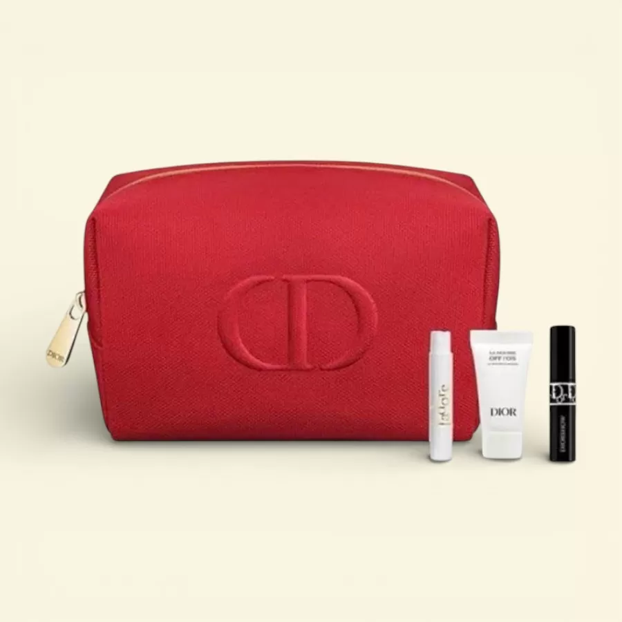 Set Dior Dior 4 Piece Skincare Set + Cosmetic Bag