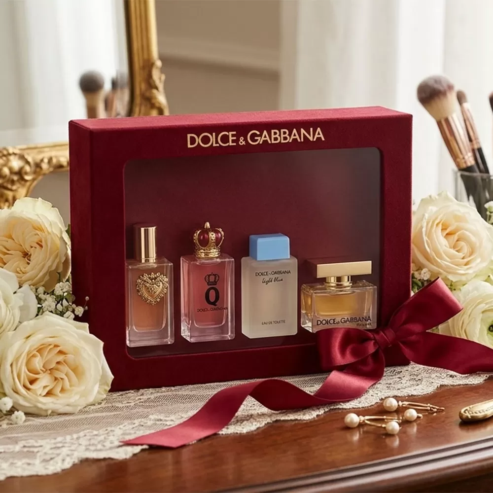 Quà Tặng Nước Hoa Dolce & Gabbana Women's Perfume Miniatures Gift Set (4 x 5ml)