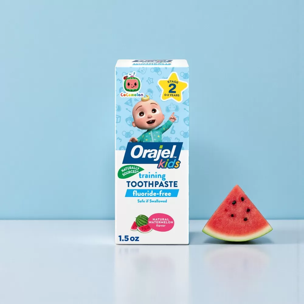 Orajel™ Kids Cocomelon™ Fluoride-Free Training Toothpaste