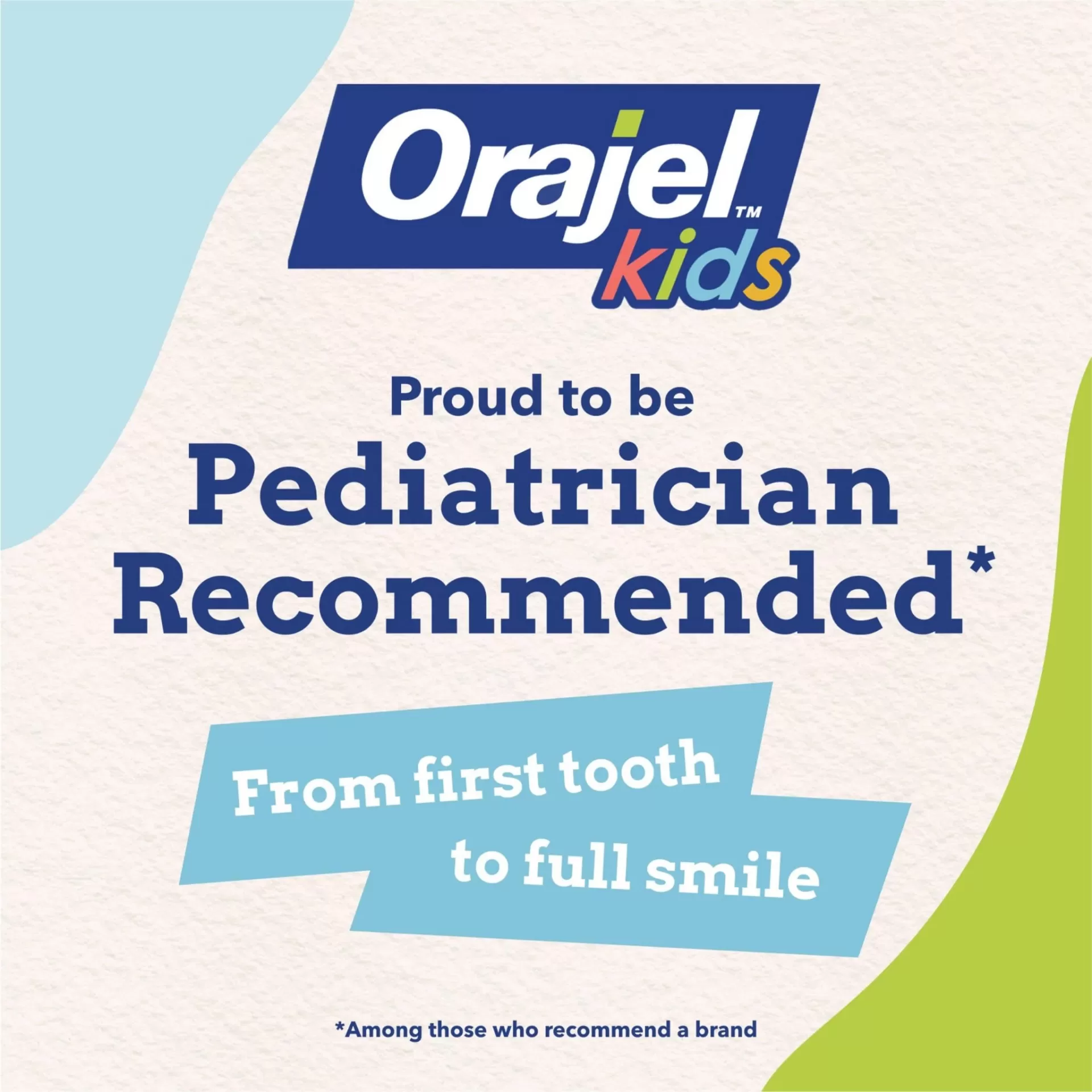 Orajel™ Kids Banana™ Fluoride-Free Training Toothpaste