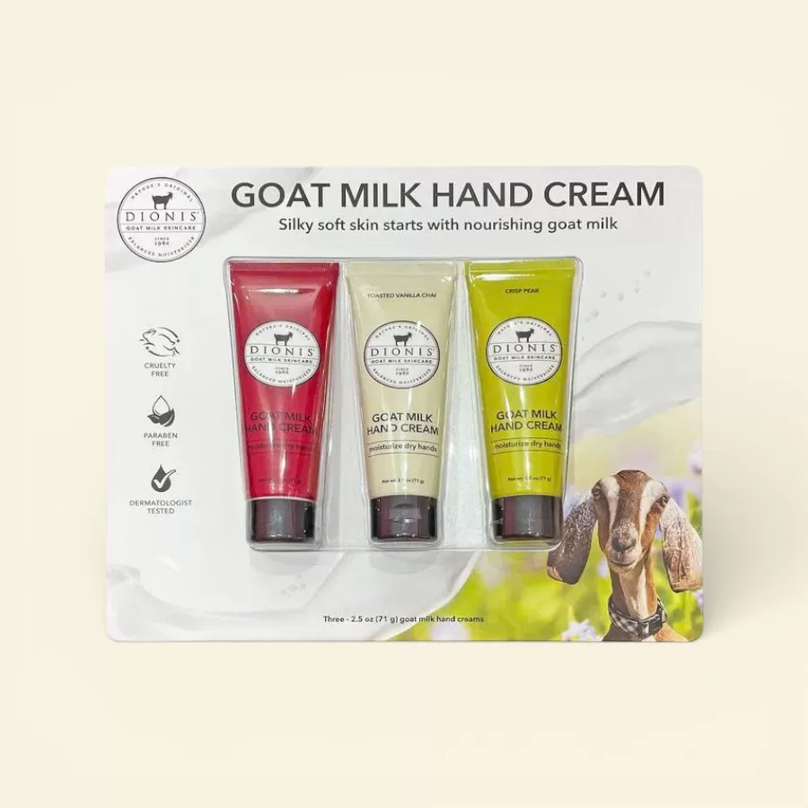 Kem Dưỡng Da Tay Dionis Goat Milk Hand Cream Trio Set