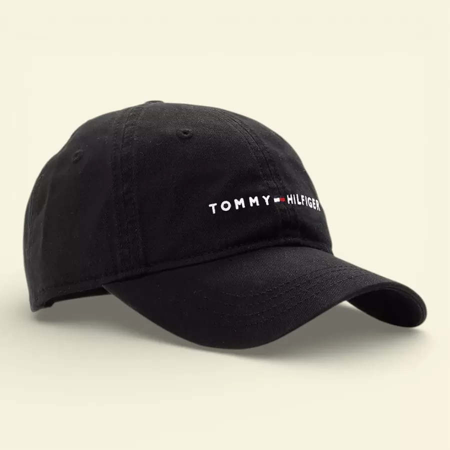 Tommy Hilfiger Baseball Logo Hat #Đen