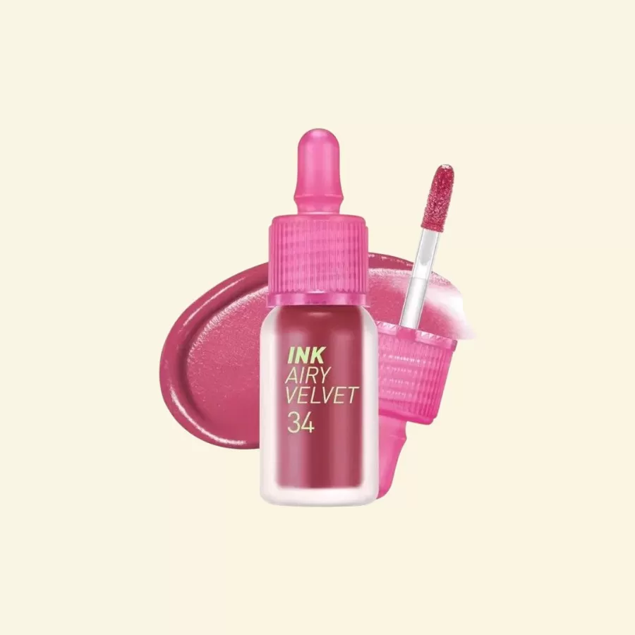 Son Kem Lì Peripera Ink Airy Velvet Plum Rose 34