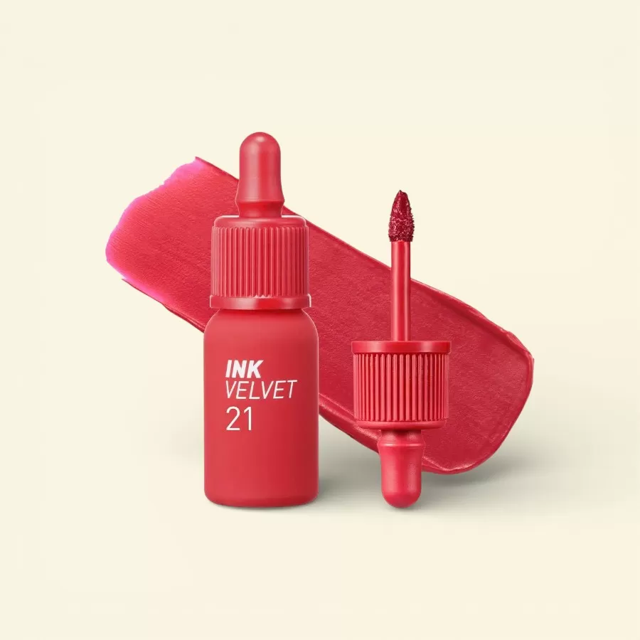 Son Kem Lì Peripera Ink Velvet Vitality Coral Red 21