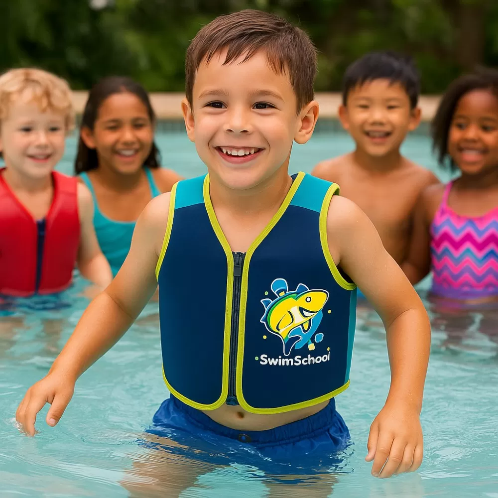 Áo Phao Tập Bơi Cho Bé SwimSchool Swim Trainer